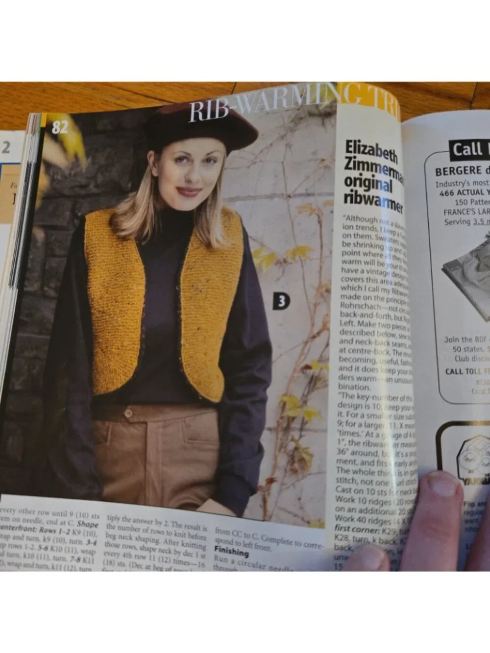 Knitter's Magazine Fall 1997 No. 48 Vests, Knitting patterns